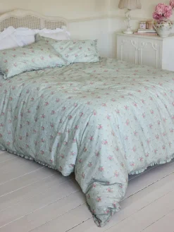 Shabby Chic by Rachel Ashwell® Anastasia Ditsy Floral Petite Ruffle Duvet Cover and Pillowcase Set^ Bedsets & Duvet Covers|Childrens Bedding