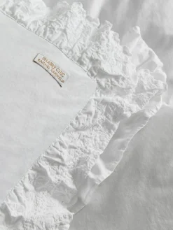 Shabby Chic by Rachel Ashwell® Broderie Anglaise Ruffle Duvet Cover and Pillowcase Set^ Childrens Bedding|Branded Bedlinen