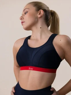 Shock Absorber Navy Active Sports Bra^Women Dd+ Range