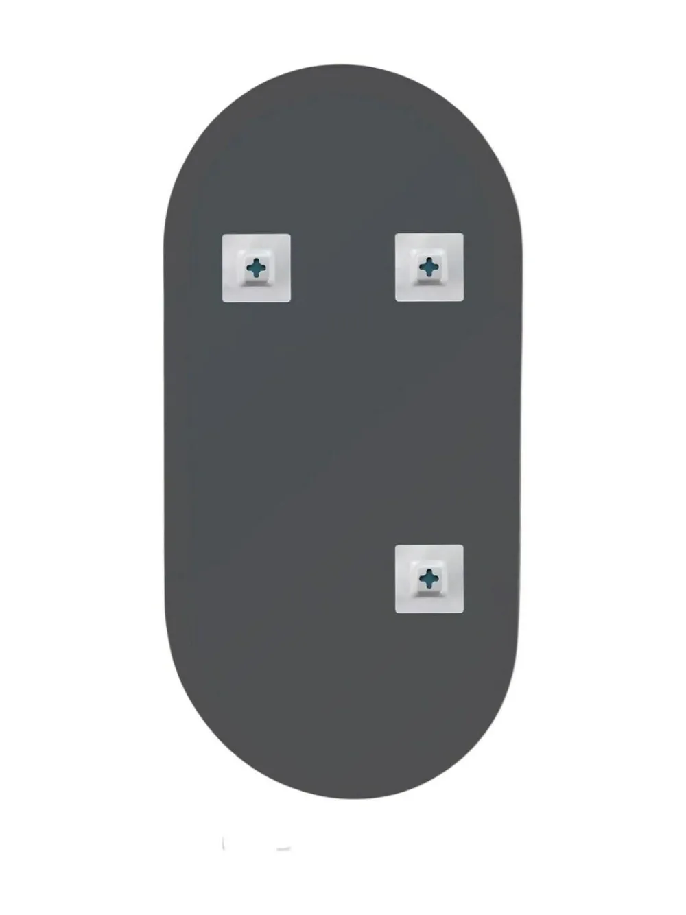 Outlet Showerdrape Silver Putney Oval Wall Mirror 80 X 40Cm