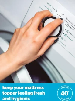 Silentnight White Airmax 800 8cm Mattress Topper^ Duvets & Pillows