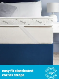 Outlet Silentnight White Airmax 500 5cm Mattress Topper