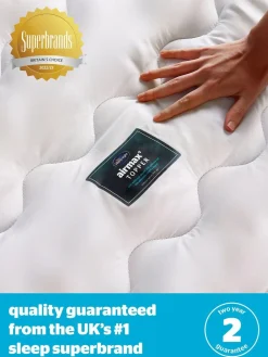 Outlet Silentnight White Airmax 500 5cm Mattress Topper