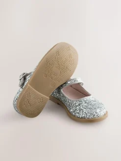 Outlet Next Mary Jane Shoes Silver Glitter