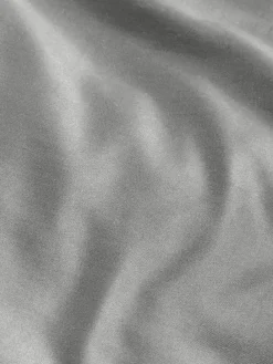 New Next Silver Grey Collection Luxe 300 Thread Count 100% Cotton Sateen Satin Stitch Luxury Duvet Cover And Pillowcase Set