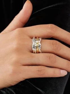 Clearance Next Silver Plated Spinning Ring