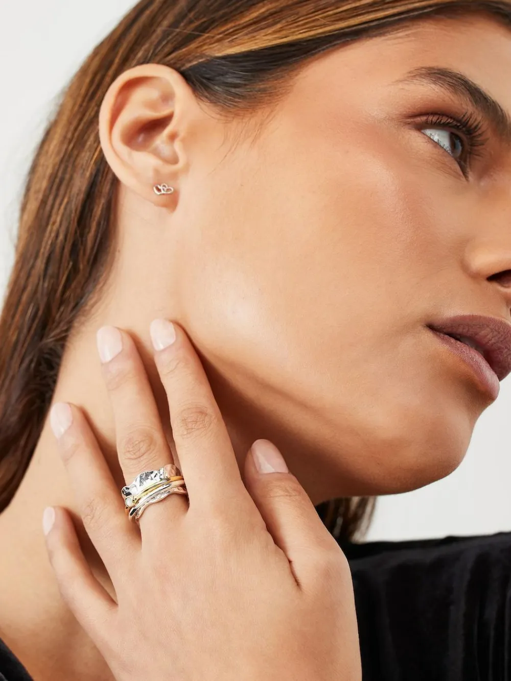 Clearance Next Silver Plated Spinning Ring