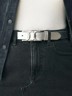 Next Regular Statement Buckle Leather Belt^Women Belts