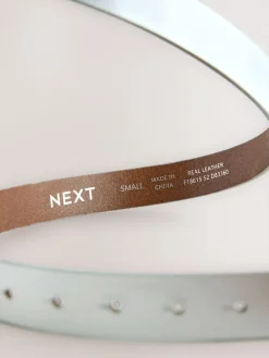 Next Regular Statement Buckle Leather Belt^Women Belts
