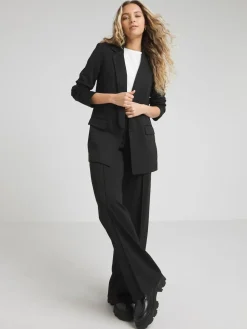 Outlet Simply Be Black Ponte Blazer