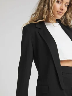 Outlet Simply Be Black Ponte Blazer