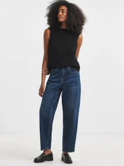 Simply Be Smart Tapered Barrel Jeans^Women Jeans|Jeans