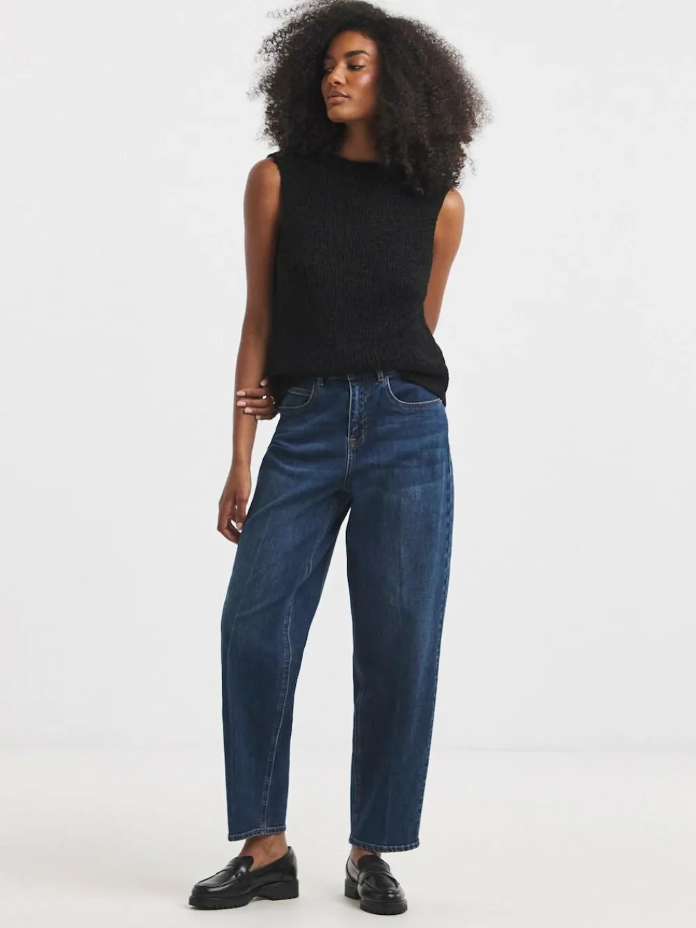 Simply Be Smart Tapered Barrel Jeans^Women Jeans|Jeans