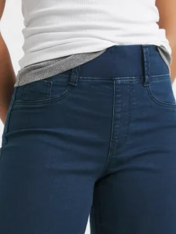 Sale Simply Be Wide Leg Jeggings Navy Blue