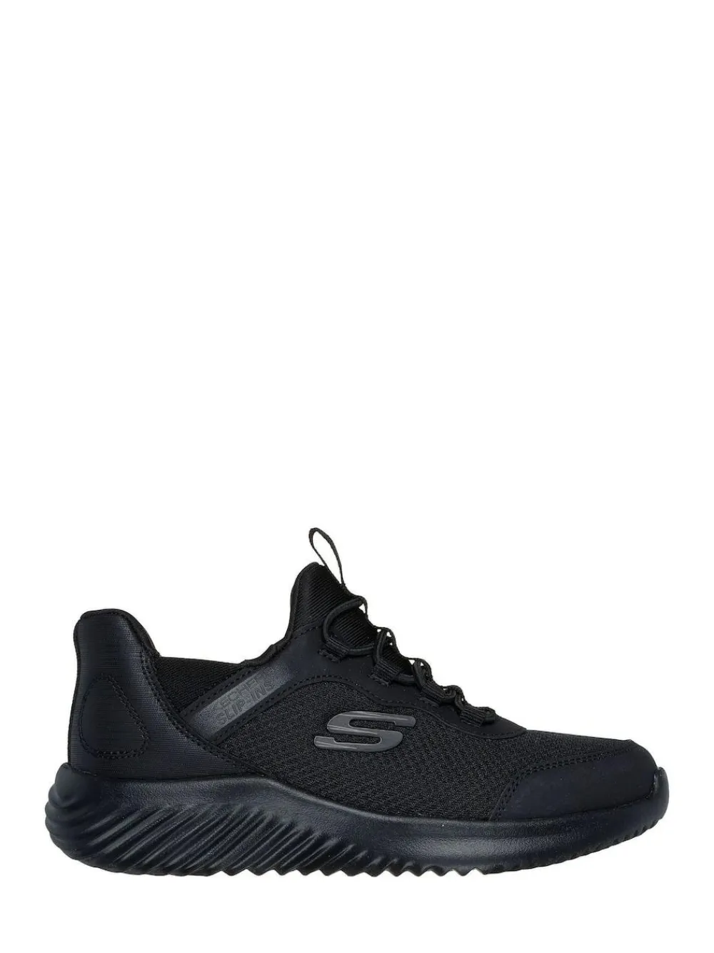 Clearance Skechers Black Bounder Brisk Burst School Slip In Trainers