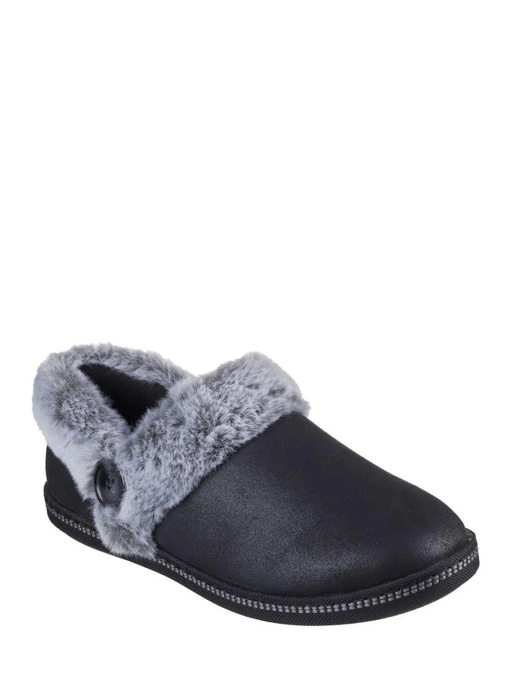 Hot Skechers Cosy Campfire Fresh Toast Womens Slippers Black