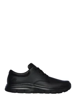 Skechers Black Mens Flex Advantage Fourche Slip Resistant Work Shoes^ Shoes