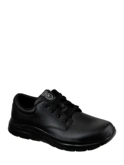 Skechers Black Mens Flex Advantage Fourche Slip Resistant Work Shoes^ Shoes