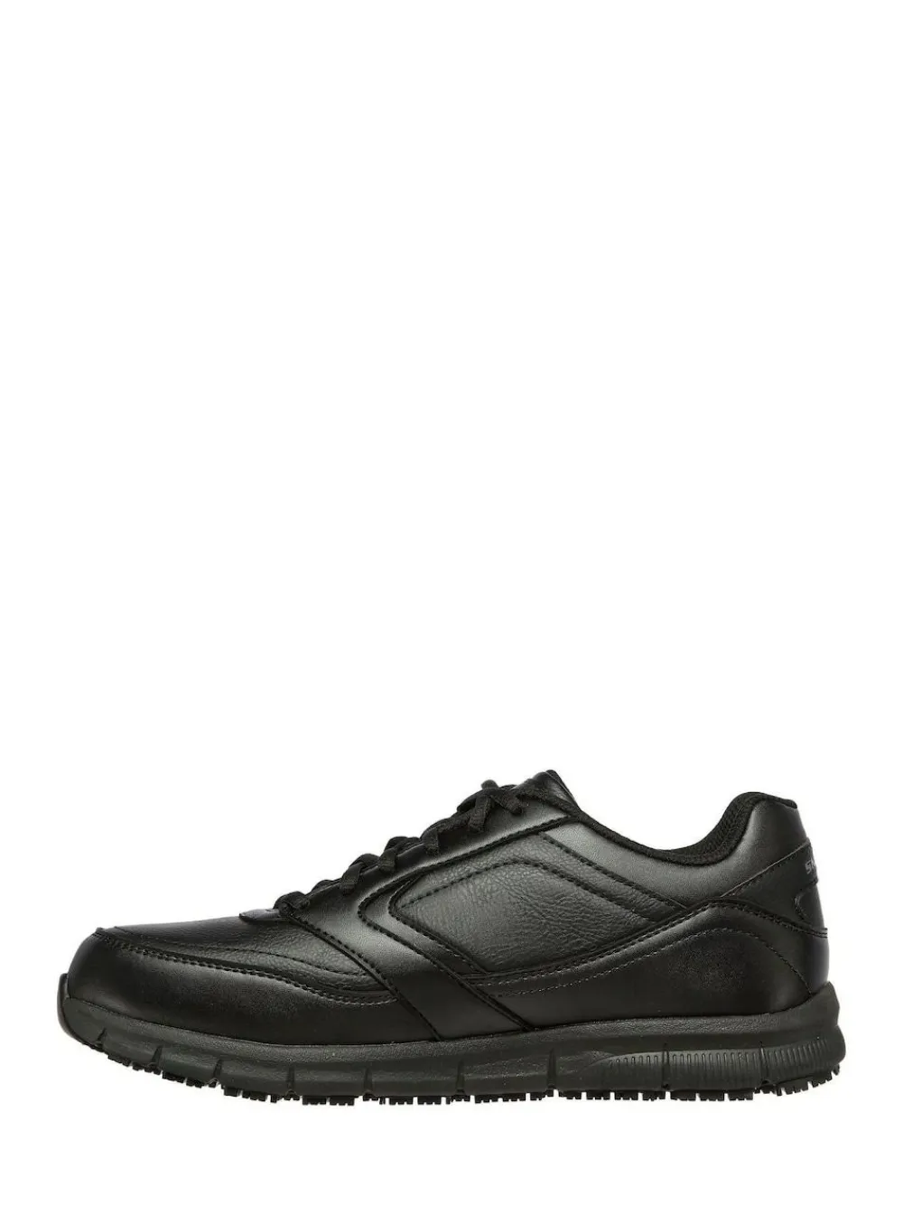 Skechers Black Mens Relaxed Fit Work Trainers^ Sneakers