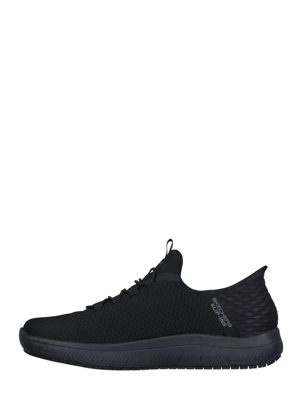 Clearance Skechers Black Mens Resistant Slip In Summits Trainers