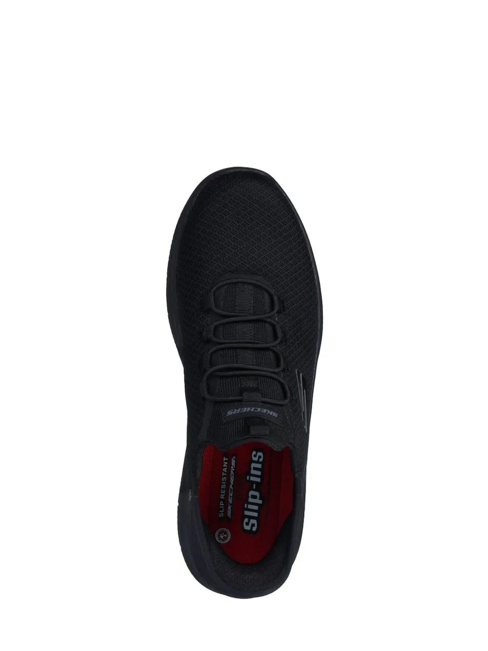 Clearance Skechers Black Mens Resistant Slip In Summits Trainers