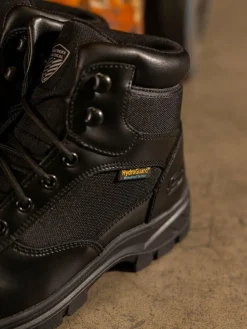 Skechers Black Mens Wascana Benen Waterproof Tactical Slip Resistant Boots^ Boots|Boots