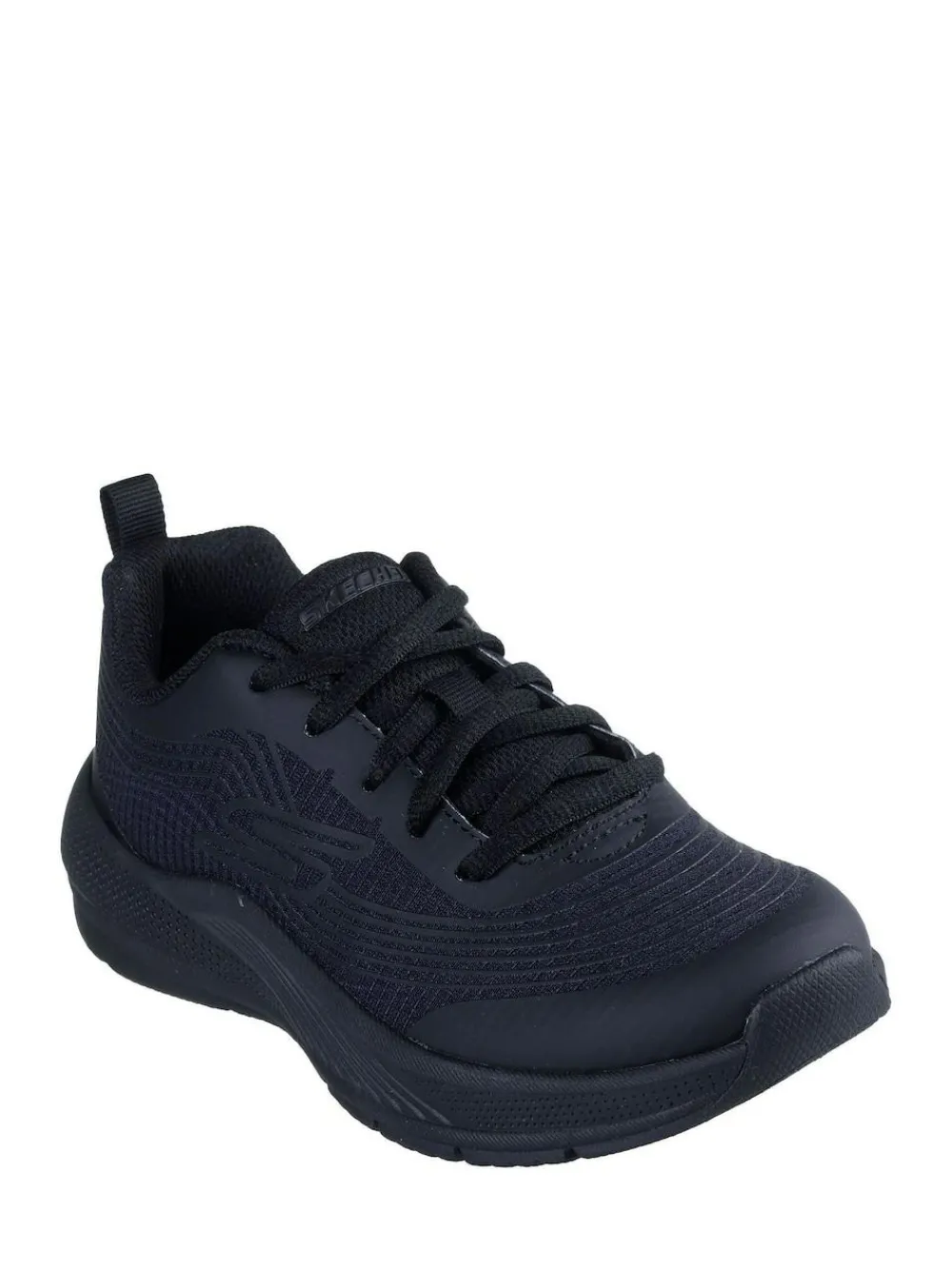 Outlet Skechers Black Microspec Advance Trainers