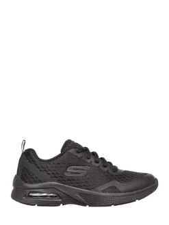 Outlet Skechers Black Microspec Max School Shoes