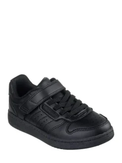Skechers Black Quick Street Trainers^BOY School Shoes|Boys Shoes