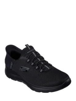 Outlet Skechers Black Summits High Range Trainers
