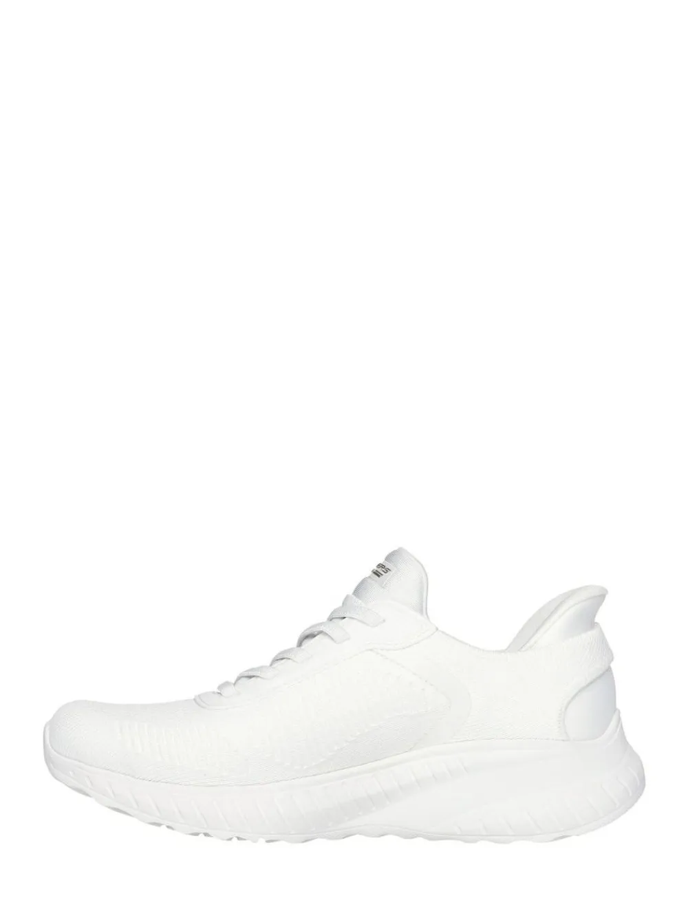 Best Skechers Chalk White BOBS Sport Squad Chaos Slip In Trainers
