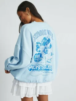 Skinnydip Blue Whatever Sweatshirt^Women Hoodies & Sweatshirts