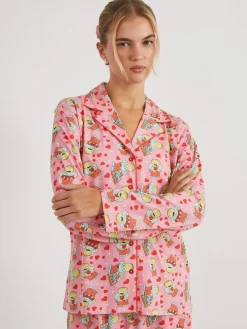 Skinnydip Pink The Simpsons x Ralph I Choose You Pyjamas Set^Women Pyjamas