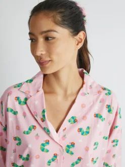 Skinnydip Pink The Very Hungry Caterpillar x Pyjama Set in Pink^Women Pyjamas|All Night & Lounge