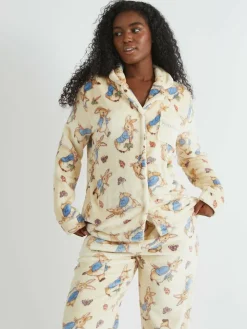 Best Skinnydip White Peter Rabbit x Fleece Pyjamas Set