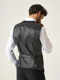 Skopes Black Cavendish Single Breasted Dinner Suit Waistcoat