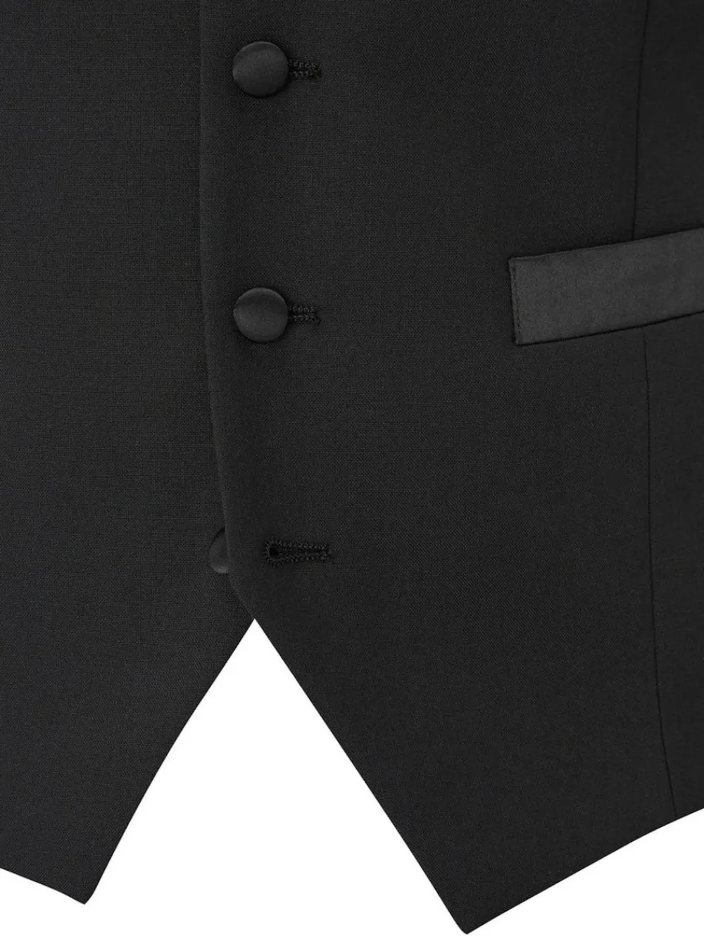 Skopes Black Cavendish Single Breasted Dinner Suit Waistcoat