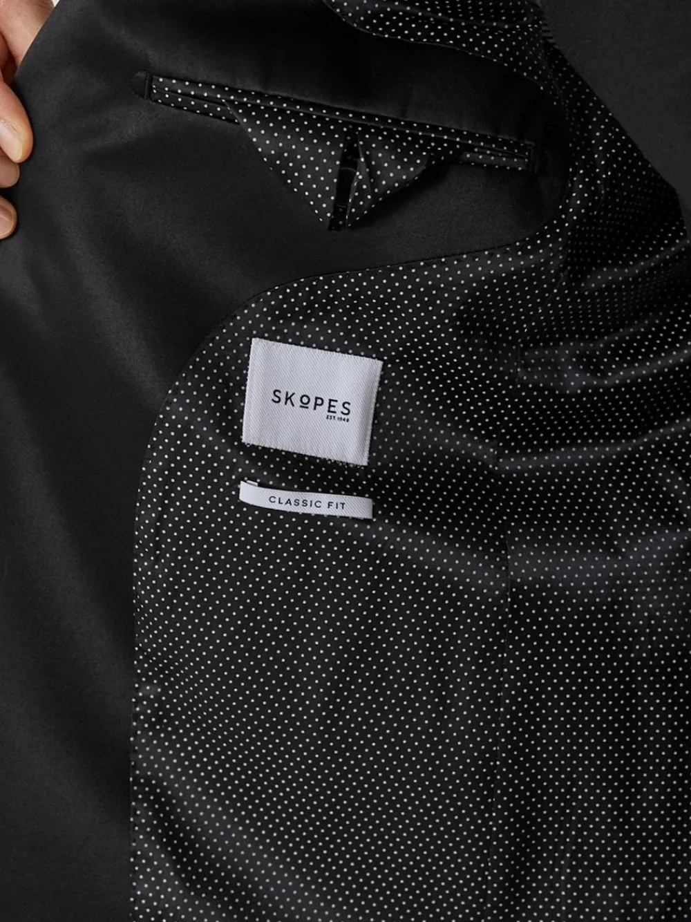 Skopes Black Classic Fit Cavendish Dinner Suit Jacket^ Black Suits