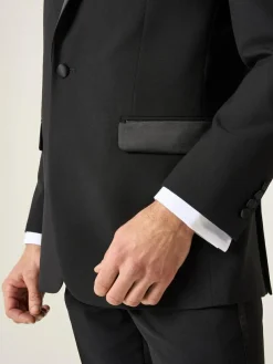 Skopes Black Classic Fit Cavendish Dinner Suit Jacket^ Black Suits