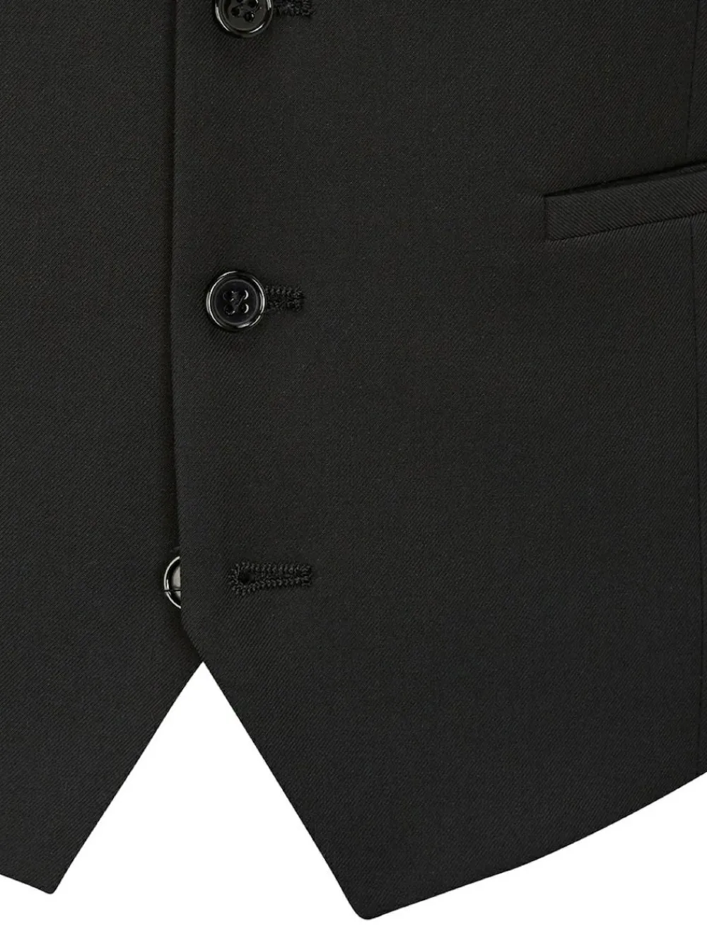 Best Skopes Milan Scoop Slim Fit Suit Waistcoat Black