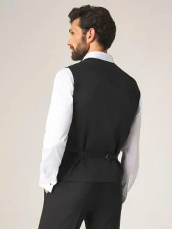 Skopes Black Single Breasted Ronson Dinner Suit Waistcoat