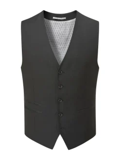 Skopes Black Single Breasted Ronson Dinner Suit Waistcoat