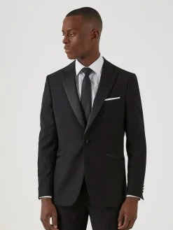 Discount Skopes Black Slim Sinatra Fit Dinner Suit Jacket