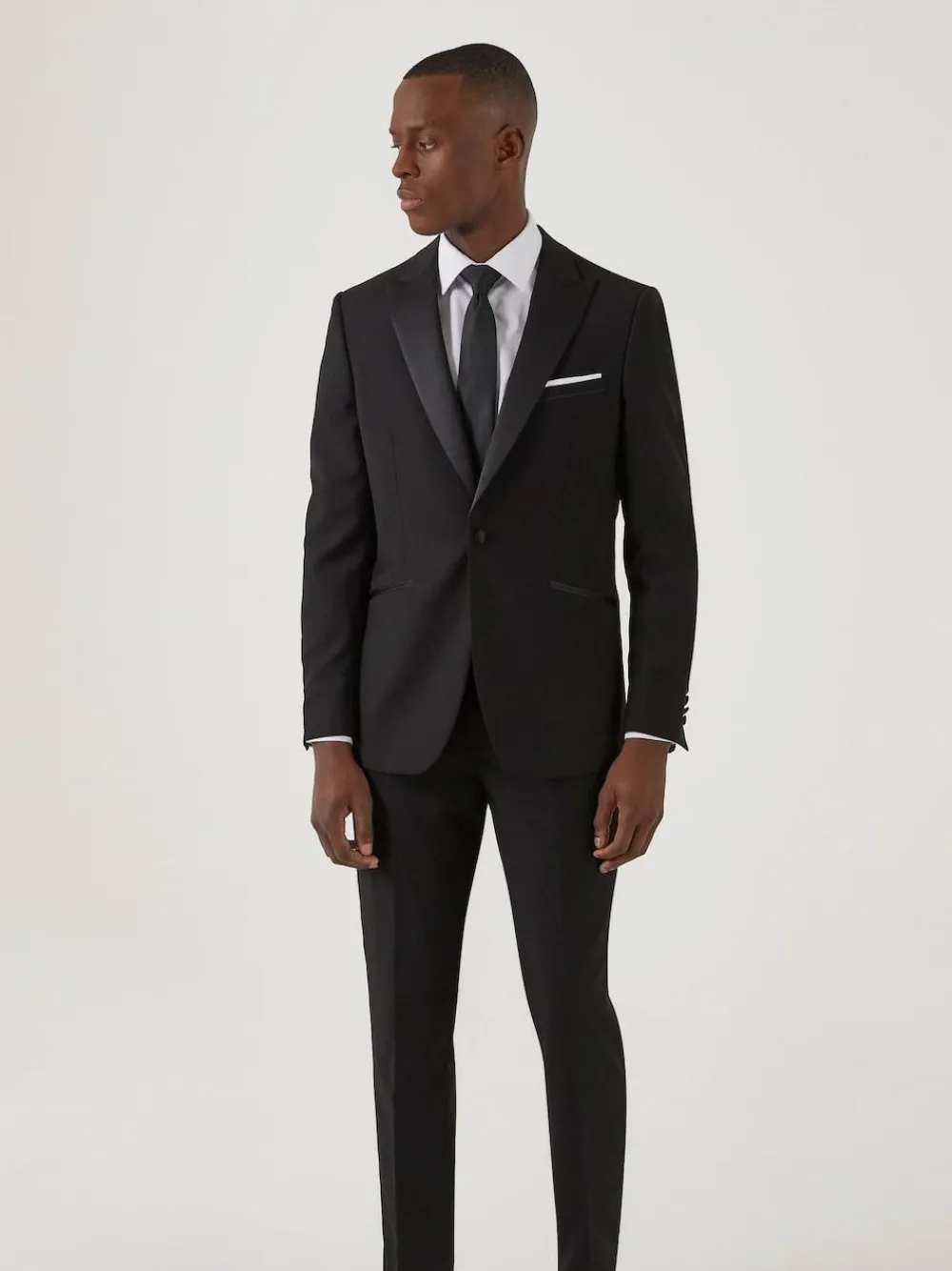 Discount Skopes Black Slim Sinatra Fit Dinner Suit Jacket