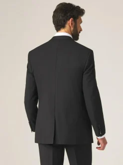 Skopes Tailored Fit Madrid Suit: Jacket^ Black Suits