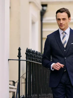 Skopes Blue Boyd Puppytooth Tailored Fit Suit Jacket^ Blue Suits