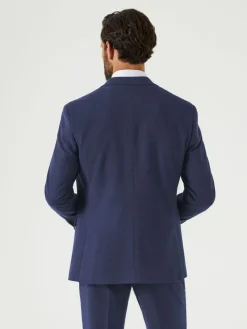 Clearance Skopes Blue Guildford Suit Soft Touch Tailored Fit Check Jacket