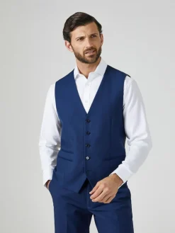Discount Skopes Blue Kennedy Regular Fit Suit Waistcoat