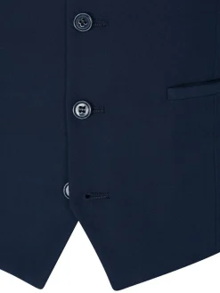 Discount Skopes Milan Scoop Slim Fit Suit Waistcoat Blue