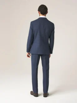 Skopes Slim Fit Anello Check Suit Jacket^ Blue Suits